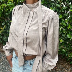 Elegant Beige Women's Top